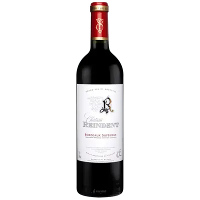 Bordeaux Supérieux Rouge Château Reindent