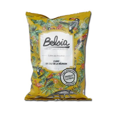 Chips Artisanales de Beauce Belsia au Curry de l’Ile de la Réunion