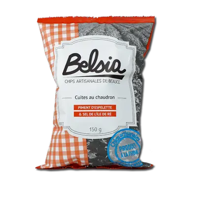Chips Artisanales de Beauce Belsia au piment d'Espelette