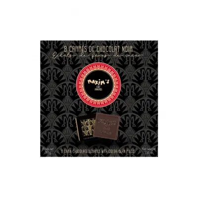 Etui 8 carrés de chocolat noir Maxim's