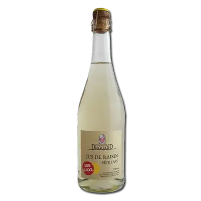 Jus de Raisin Blanc Pétillant Sans alcool