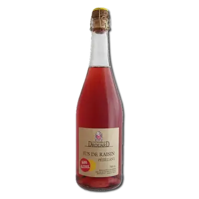 Jus de Raisin Rosé Pétillant Sans alcool