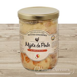 Mijoté de Poule au cidre du Perche