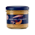 Toast aux crevettes au Calvados à déguster chaud