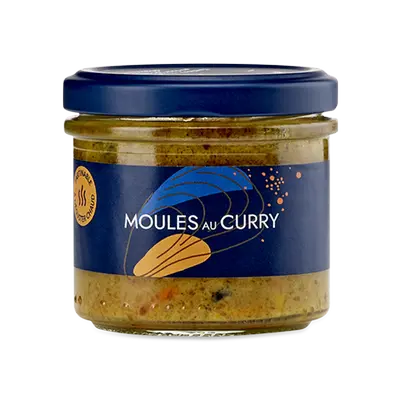 Toast moules au curry à déguster chaud