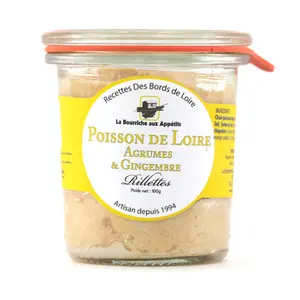 Rillettes de Poissons de Loire aux Agrumes et Gingembre
