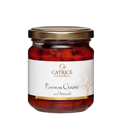 Poivron goutte en marinade