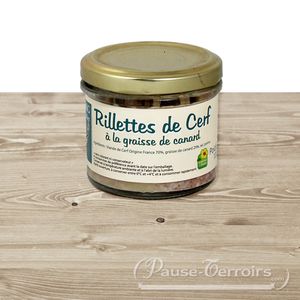 Rillettes de Cerf à la graisse de canard