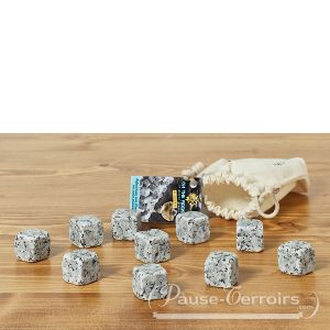 Sachet de 10 Glaçons granit clairs de Sidobre