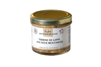 Terrine de lapin aux deux moutardes (40% de lapin)