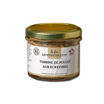 Terrine de poulet aux écrevisses