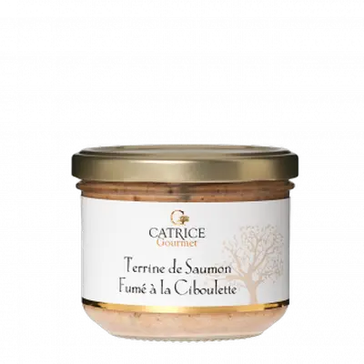 Terrine de saumon fumé à la ciboulette