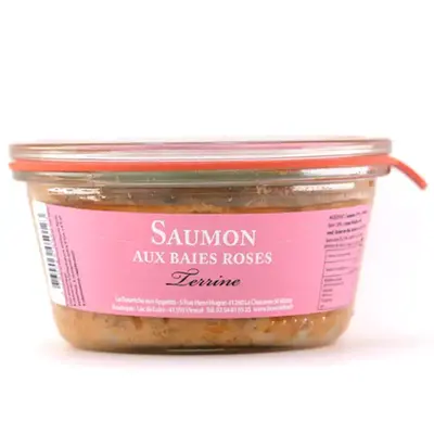 Terrine de Saumon aux baies roses