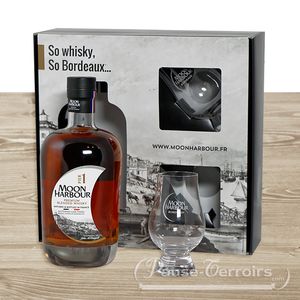 Whisky Bordeaux Moon Harbour Pier 1 Coffret 2 verres